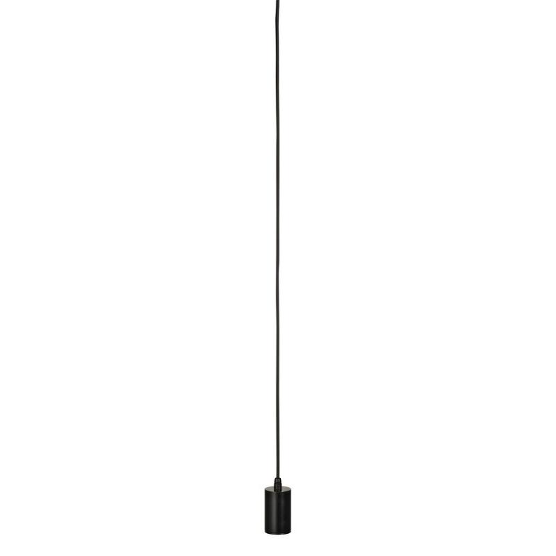 SLV 132690 FITU, Pendelleuchte, A60, rund, schwarz, 5m Kabel mit offenem Kabelende, max. 60W