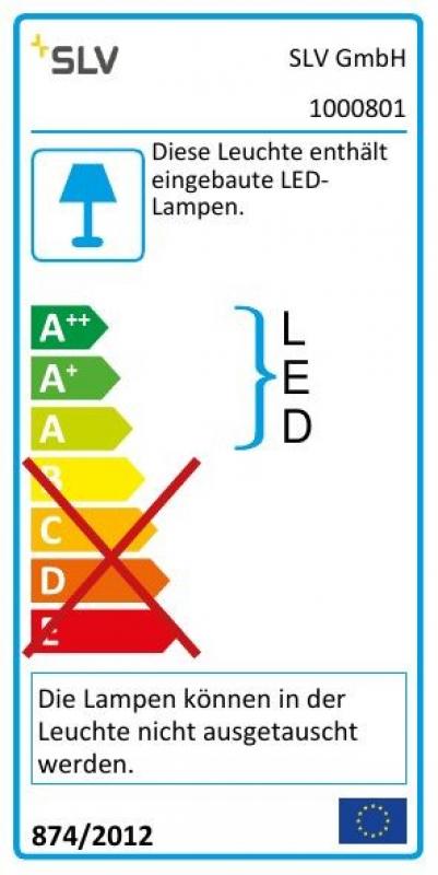 SLV 1000801  RASCALI 65cm hohe Pole LED Wegeleuchte anthrazit 3000K