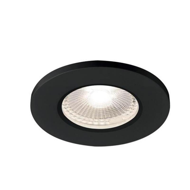 SLV 1001017 KAMUELA ECO LED Brandschutz Deckeneinbauleuchte schwarz neutralweiß dimmbar IP65