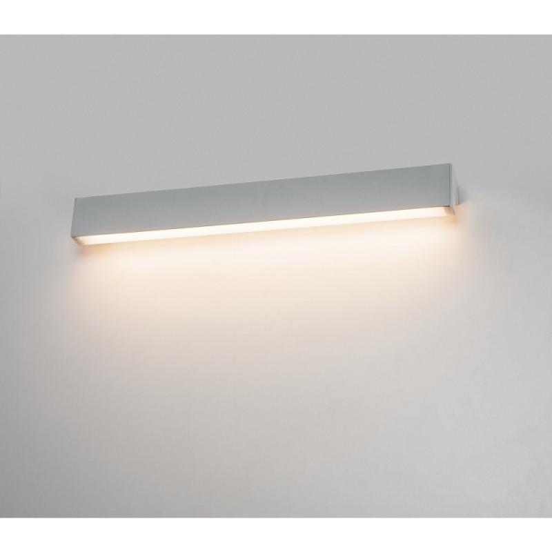 L-LINE 60cm LED Wand- und Siegel Leuchte IP44 3000K 700lm silbergrau SLV 1001300