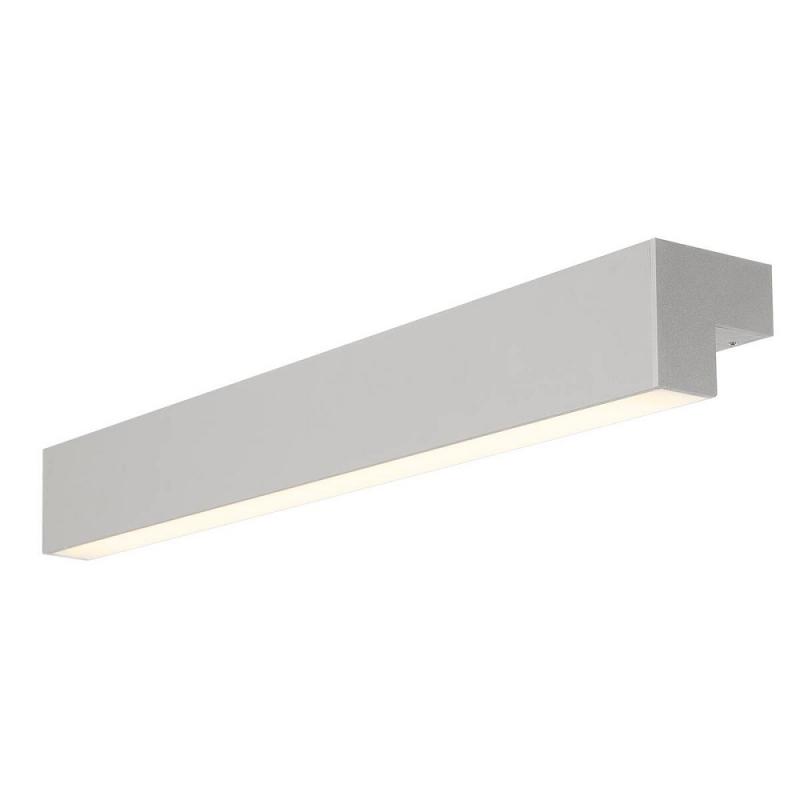 L-LINE 60cm LED Wand- und Siegel Leuchte IP44 3000K 700lm silbergrau SLV 1001300