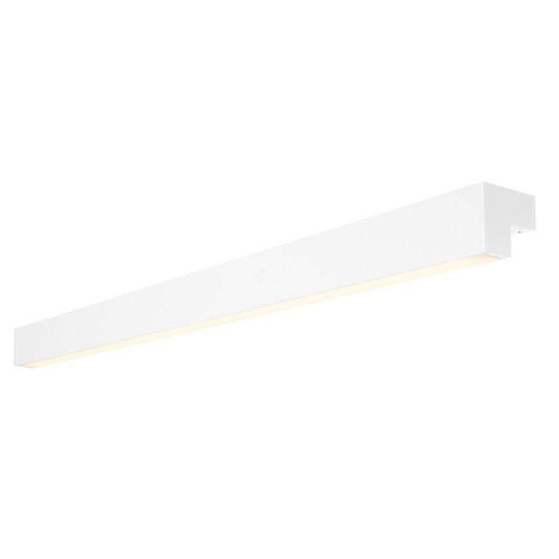 Spiegelleuchte und Wandlampe L-LINE in weiß 120cm inkl. warmweiße LED Spritzwasserschutz Bad & Flur SLV 1001303