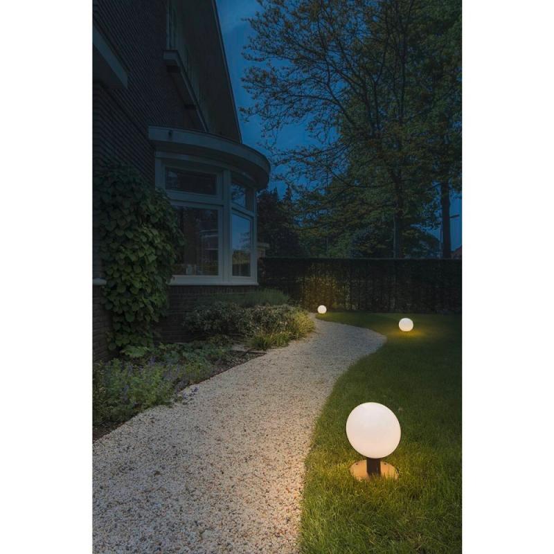 SLV 1001999 GLOO PURE 27 Pole Wegeleuchte & Gartenkugel anthrazit IP44