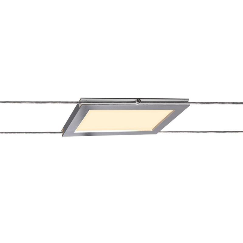 SLV 1002866 PLYTTA rectangular Seilleuchte für TENSEO Niedervolt-Seilsystem 2700K chrom