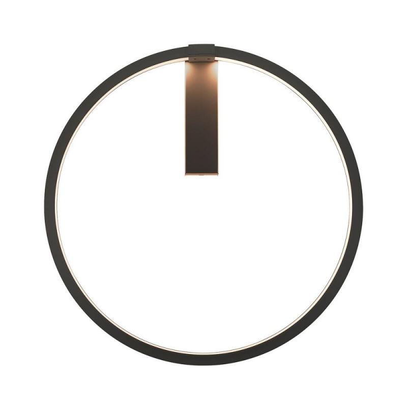 Kreisrunde filigrane LED Wandleuchte ONE 60 DALI schwarz & umschaltbare Farbe SLV 1002918