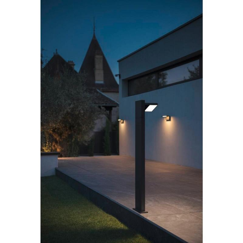 SLV 1002992 ABRIDOR POLE 100cm hohe elegante LED Wegeleuchte anthrazit mit drehbarem Kopf und umschaltbarer Farbtemperatur IP55