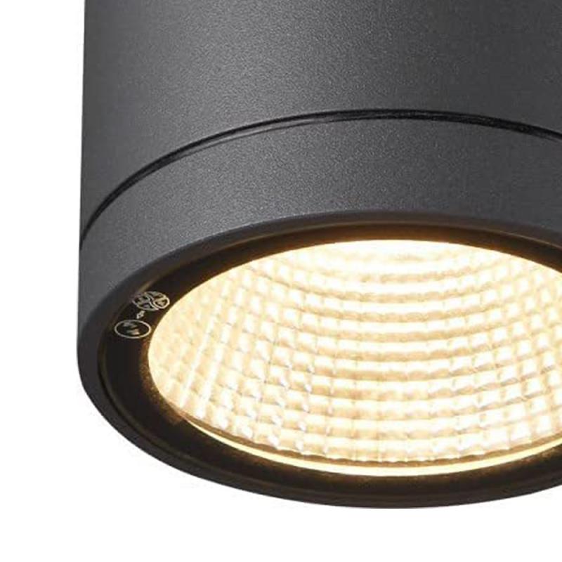 SLV 1003426 ENOLA ROUND S Outdoor LED Deckenleuchte anthrazit umschaltbare Farbtemperatur