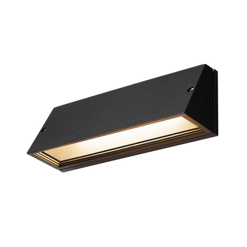 SLV 1003453 PEMA Outdoor LED Außenwandleuchte schwarz mit umschaltbarer Farbtemperatur