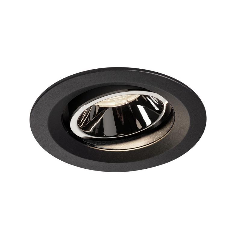 SLV 1003603 NUMINOS MOVE DL M Indoor LED Deckeneinbauleuchte schwarz/chrom 4000K 20° dreh- und schwenkbar