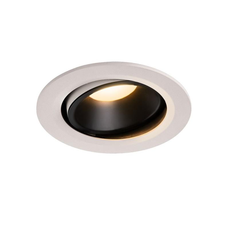 SLV 1003667 NUMINOS MOVE DL L Indoor LED Deckeneinbauleuchte weiß/schwarz 3000K 55° dreh- und schwenkbar