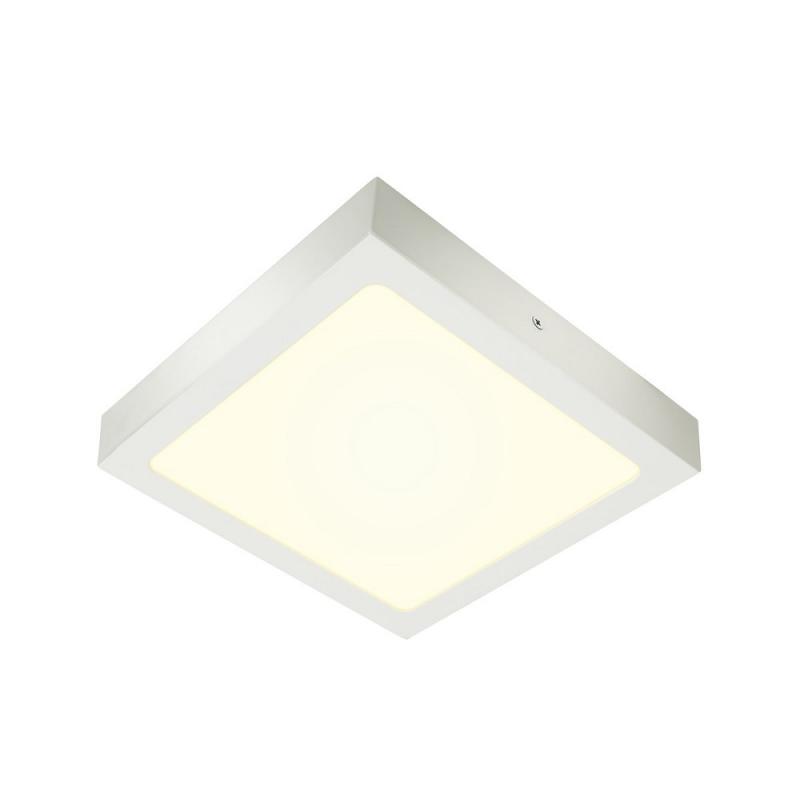 Sensor LED Deckenleuchte dimmbar eckig weiß inkl. LED mit universalweißem Licht SLV 1004705