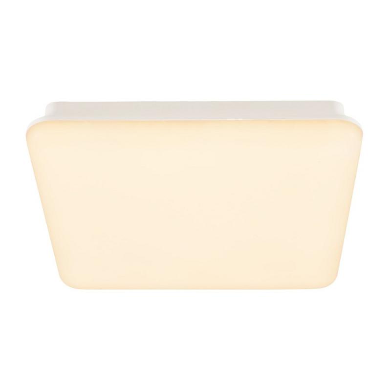 Dimmbare quadratische LED Badezimmer Wand- und Deckenleuchte SIMA weiß inkl. LED spitzwassergeschützt SLV 1005087