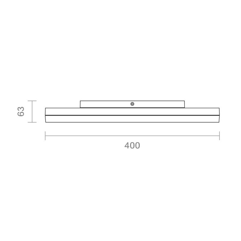 Leistungsstarke LED-Deckenleuchte ø40cm 38W warmweißes Licht IP20 Sigor