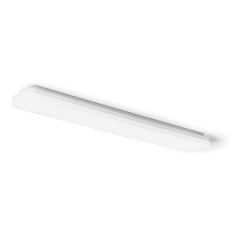 90cm Sigor LED-Feuchtraumleuchte Plank silber dimmbar 50/40/30W 3000/4000K Tunable White IP54