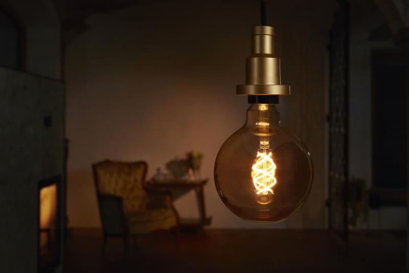 Osram E27 LED VINTAGE 1906 GLOBE 80 Spiral Gold-Filament LED Lampe dimmbar 2200K 7W wie 48W