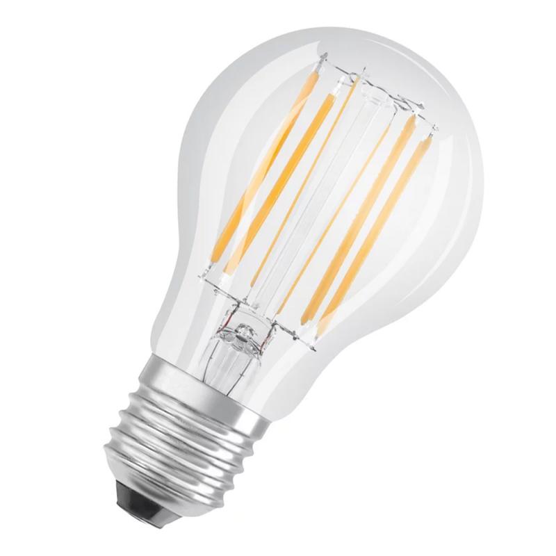 Osram E27 LED Filament LED-Leuchtmittel klar 7,5W wie 75W warmweißes Wohnlicht Glühlampenform