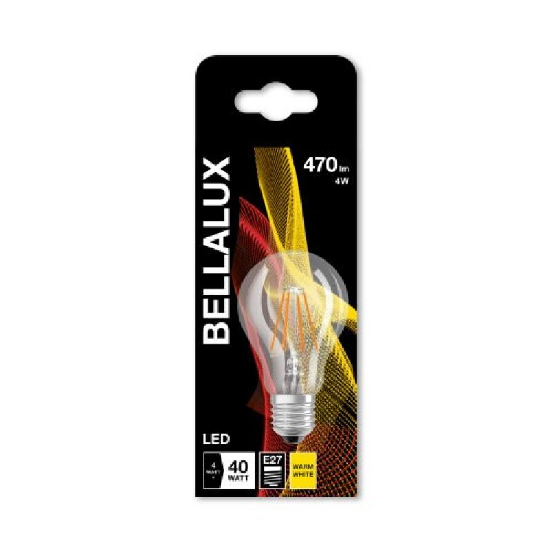Bellalux LED Classic Filament E27  40W Ersatz warmweiß  Birnenform Wohnbeleuchtung