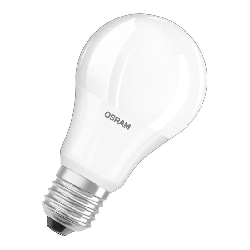 OSRAM LED Glühbirne mattiert E27 10W wie 75W warmweiße Wohnbeleuchtung