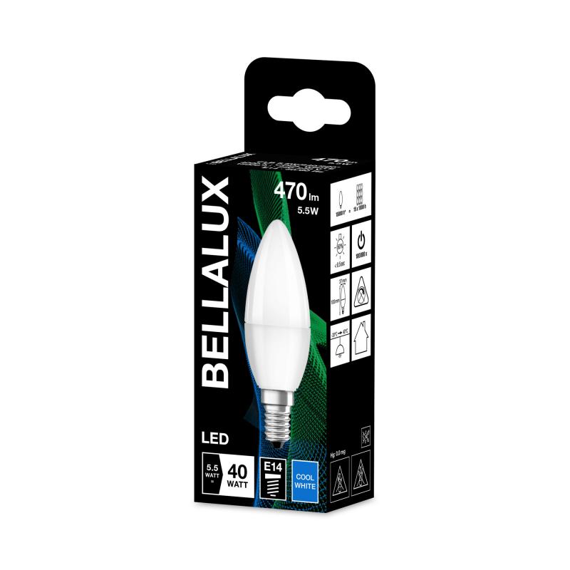 BELLALUX E14 LED Leuchtmittel matt 5W wie 40W neutralweiß
