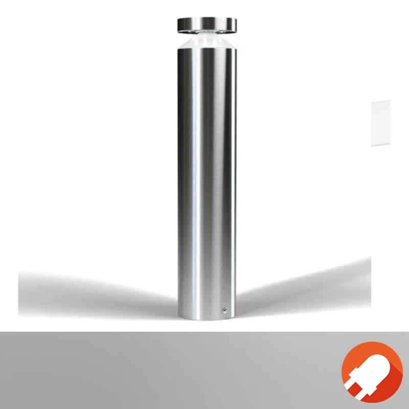 50cm hohe LEDVANCE LED Wegeleuchte Endura Style Cylinder aus Edelstahl mit Rundumlicht IP44