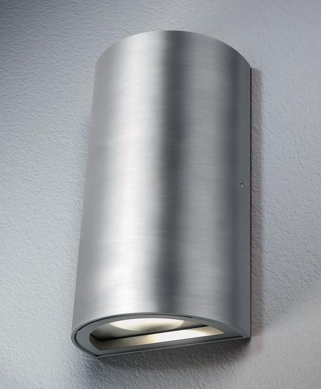 LEDVANCE Halbrunde LED Wandleuchte Endura Style UpDown 12W aus Aluminium IP44