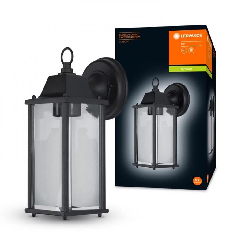 LEDVANCE Wandleuchte Endura Classic Lantern SQ M E27