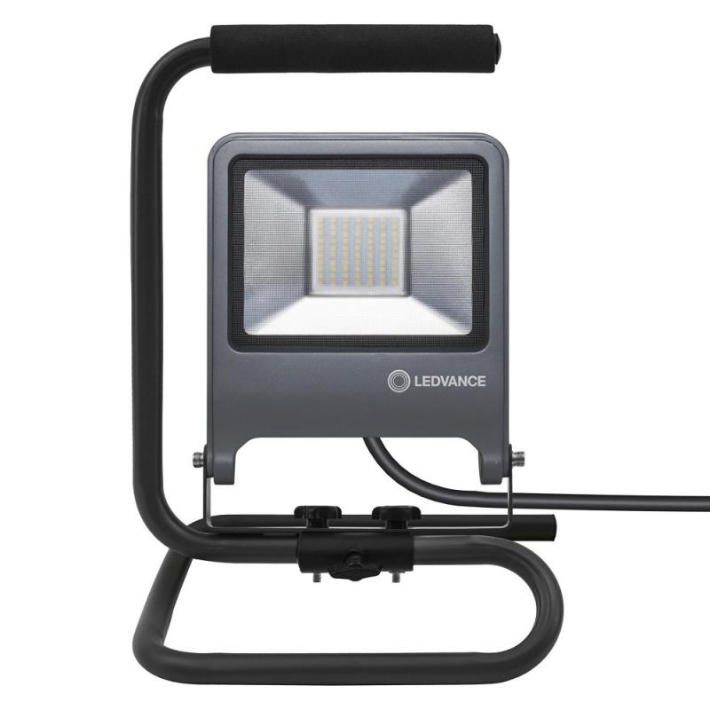 LEDVANCE LED WORKLIGHT 50W 840 S-STAND 4000K IP65 Floodlight mit Tragegriff grau