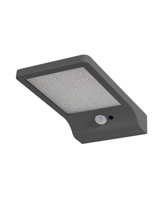 LEDVANCE LED Außenwandleuchte Door Solar & Sensor in Silber IP44