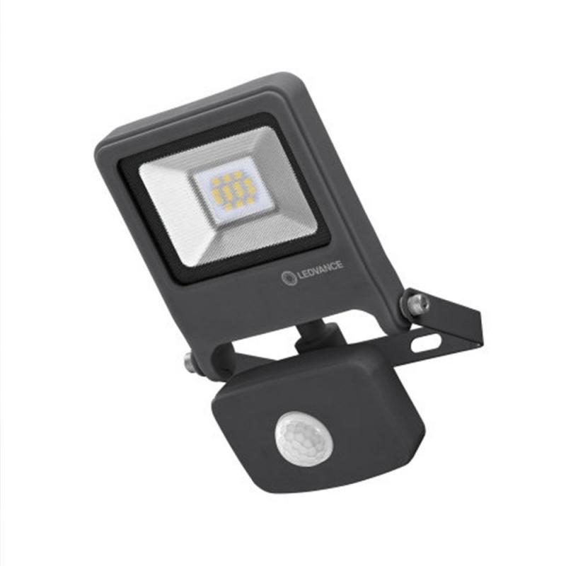 LEDVANCE LED Fluter Endura Flood Sensor 10W DG 4000K Neutralweiß IP44 grau