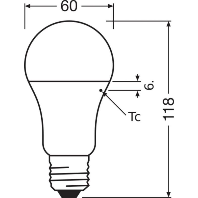 3er Sparpack E27 leistungsstarke OSRAM VALUE CLASSIC A 100 LED Lampen matt 13W wie 150W warmweißes Licht 2700k