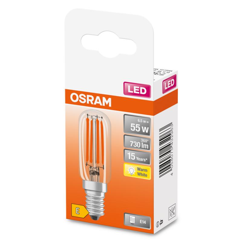 OSRAM E14 LED SPECIAL T26 Lampe 6,5W wie 55W warmweiß Kühlschrank