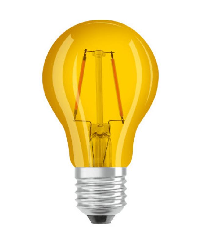 OSRAM LED STAR Lampe 15 Décor Yellow 2,5W gelb-warmweiß E27