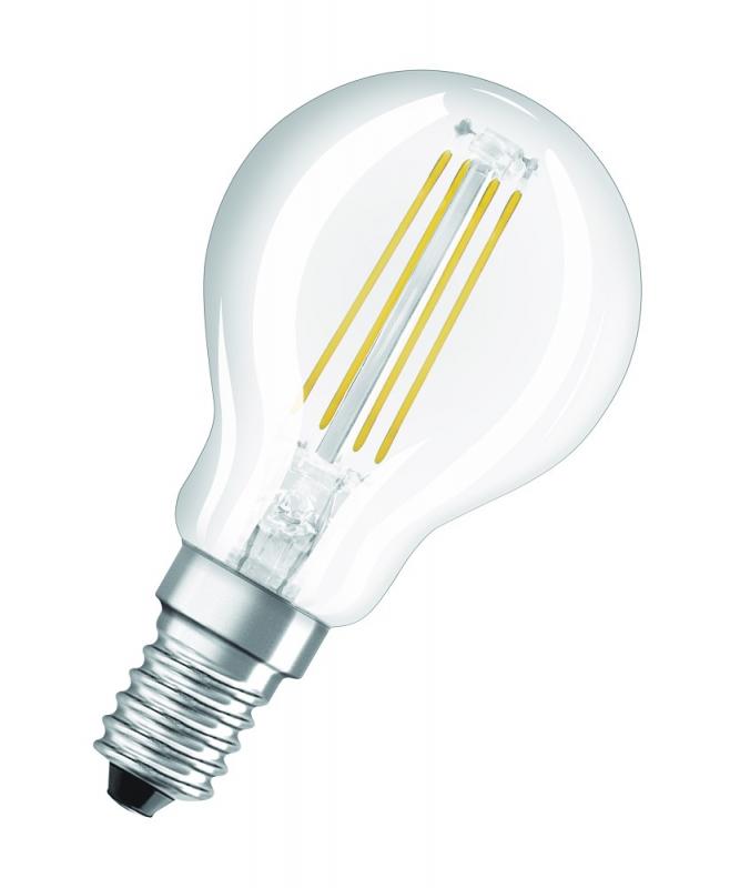 OSRAM E14 LED Leuchtmittel 3-Stufen-Dimmen Filament  klar 4W wie 40W warmweisses Licht für Wohnräume