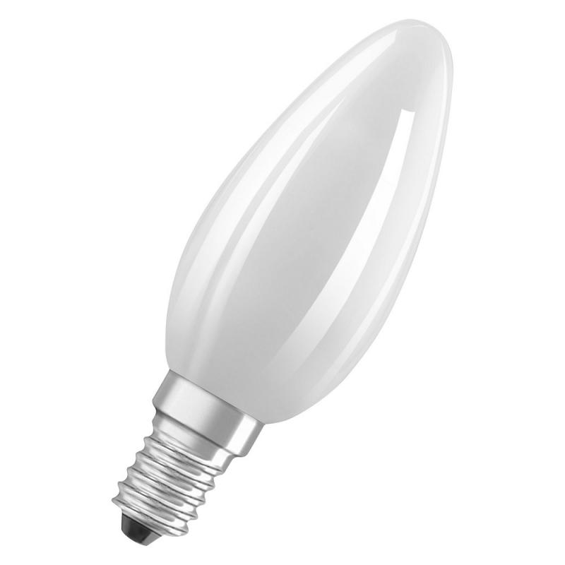 OSRAM E14 LED STAR RETROFIT mattierte blendfreie Kerze 5,5W wie 60W warmweißes gemütliches Licht