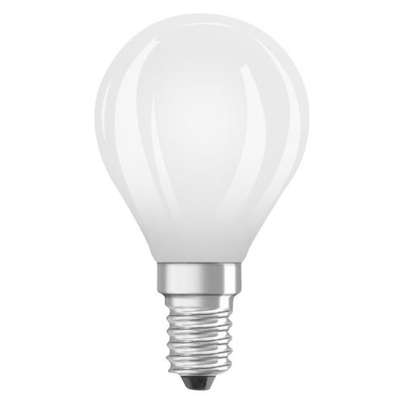 OSRAM E14 LED Leuchtmittel Tropfenform RETROFIT matt dimmbar wie 60W warmweißes Licht