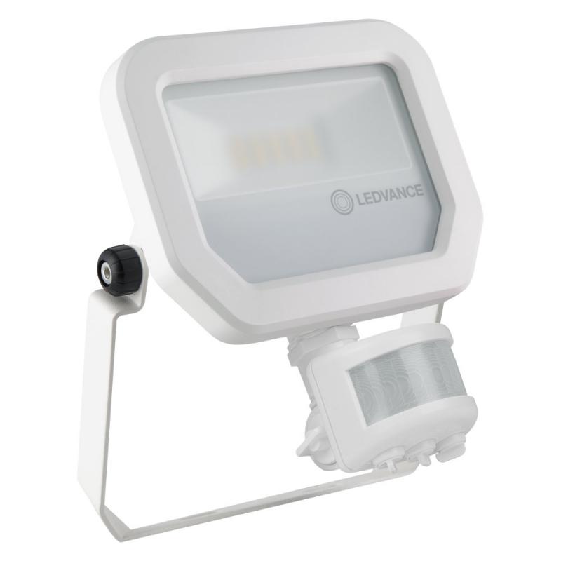 LEDVANCE LED Fluter Flood Sensor 10W 3000K warmweiß IP65 in Weiß