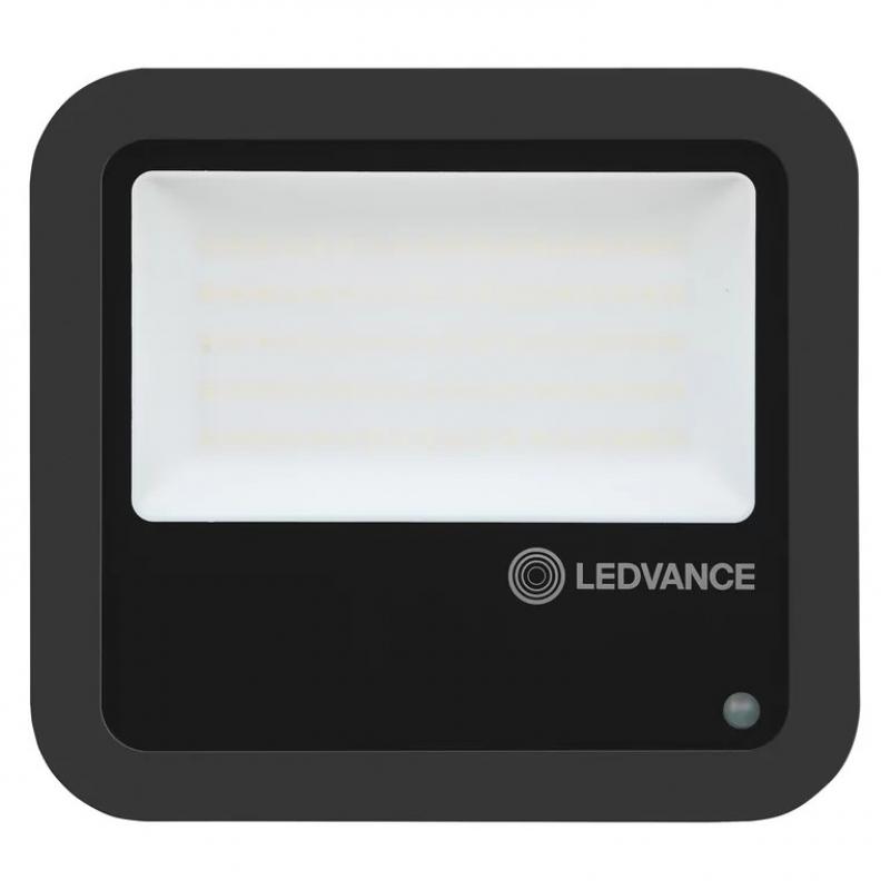 LEDVANCE LED Außen Fluter mit verdecktem Sensor 65W 8000 Lumen 4000k neutralweißes Licht IP65