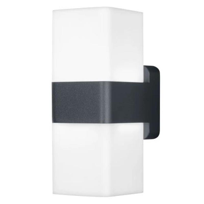 LEDVANCE SMART+ Outdoor WiFi Wandleuchte CUBE Updown RGBW Farbwechsel IP44 App- & Sprachsteuerung