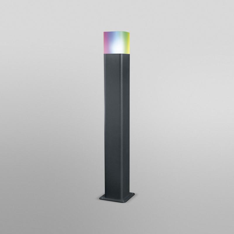 50cm Smarte WiFi LED-Wegeleuchte LEDVANCE SMART+ Sockelleuchte CUBE RGBW Farbwechsel IP44 App- & Sprachsteuerung