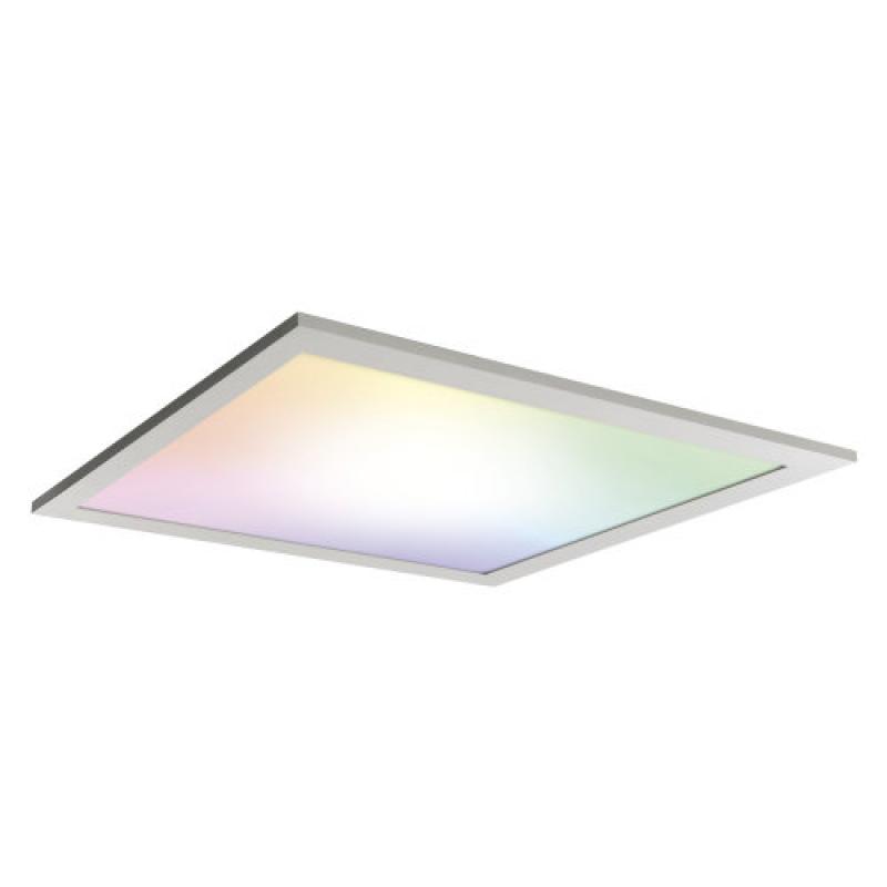 Flaches LEDVANCE SMART+ WiFi Planon Plus Multicolor RGBW LED Panel Aluminium 30x30cm