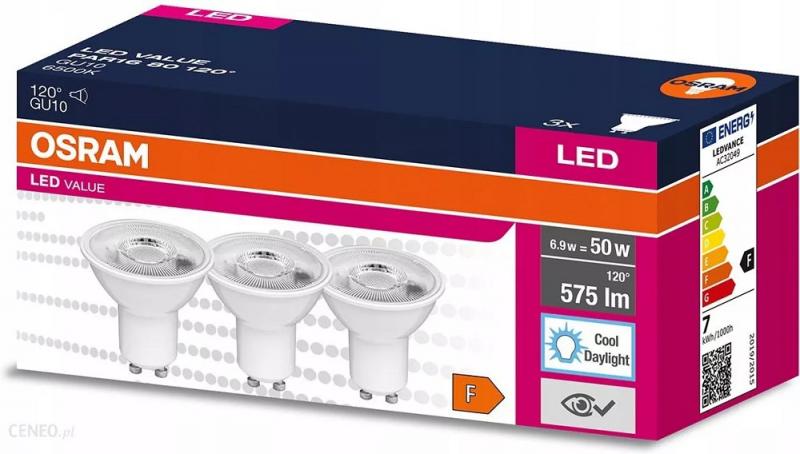 OSRAM GU10 LED Strahler STAR PAR16 36° Abstrahlwinkel 4,3W wie 50W 6500K Tageslichtweiß