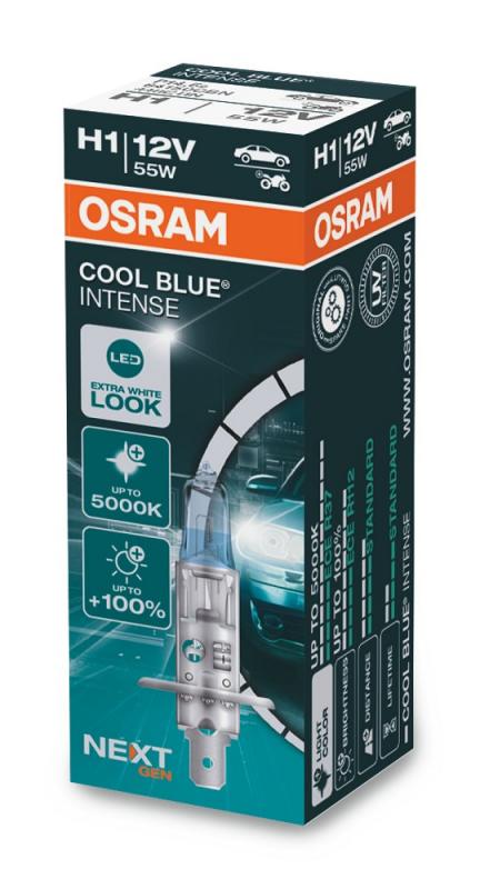 OSRAM P14.5s COOL BLUE INTENSE (NEXT GEN) H15 als Abblendlicht/Fernlicht Halogenlampe - 64150CBN