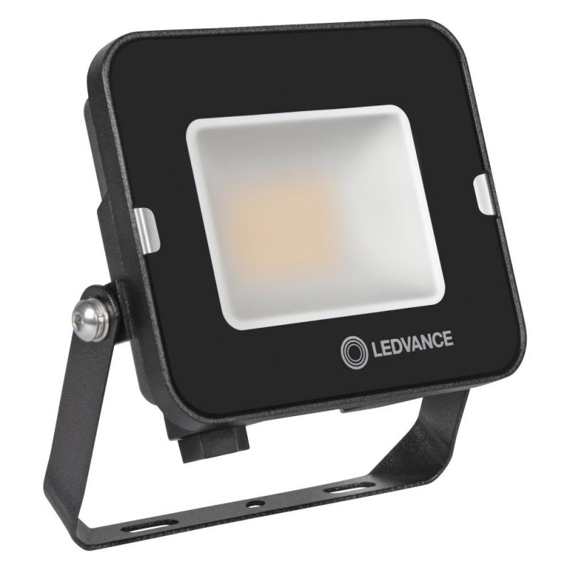 LEDVANCE Kompakter LED Fluter 20W 4000K universalweißes Licht IP65 in Schwarz