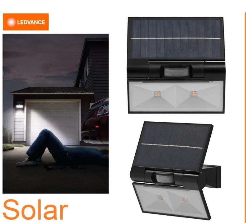 LEDVANCE ENDURA Solar Fluter DOUBLE - Außenwandleuchte mit futuristischem Design mit Energieeinsparpotential im Außenbereich