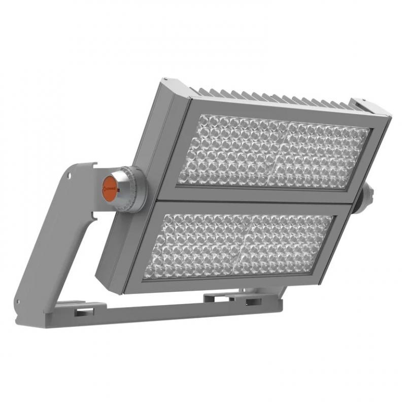 LEDVANCE Floodlight  LED-Scheinwerfer in Weißaluminium 81.000 lm 5700K FL MAX LUM P 600W 757 SYM 30 WAL