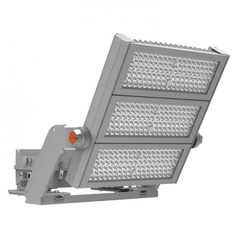 LEDVANCE Floodlight  LED-Scheinwerfer in Weißaluminium 117.000 lm 5700K Tageslicht FL MAX LUM P 900W 757 SYM 10 WAL