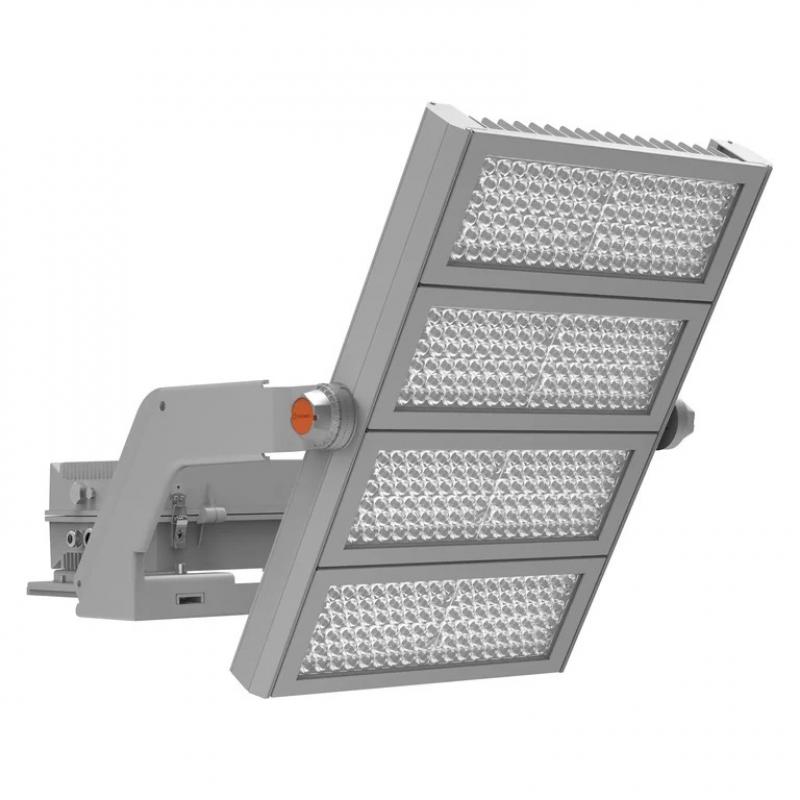 LEDVANCE Floodlight  LED-Scheinwerfer in Weißaluminium 155.000 lm 5700K FL MAX LUM P 1200W 757 SYM 10 WAL