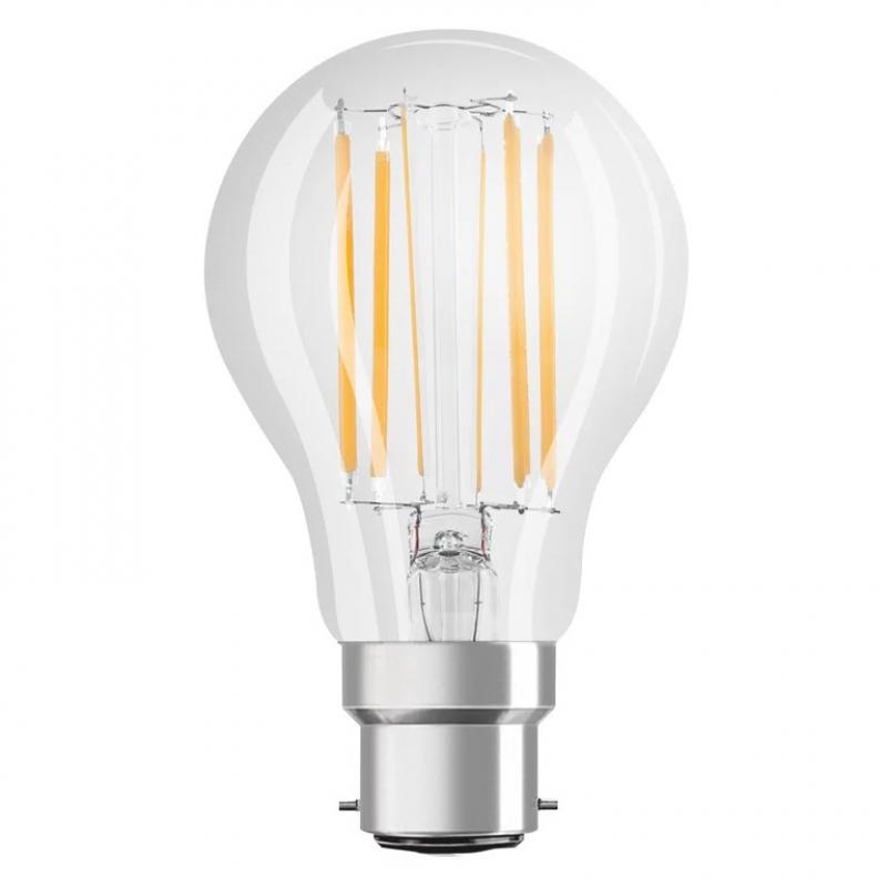 OSRAM B22D LED Lampe STAR mit Bajonettsockel 7,5W wie 75W neutralweißes Licht 4000K klar