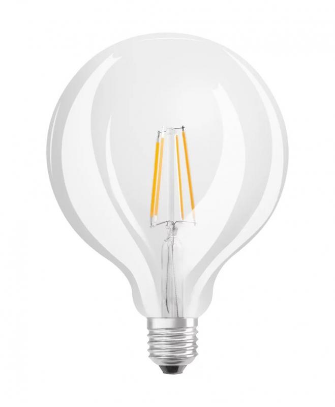OSRAM Leistungsstarke E27 Globe 100 LED Glühbirne klar dimmbar 11W wie 100W warmweißes Licht 2700K