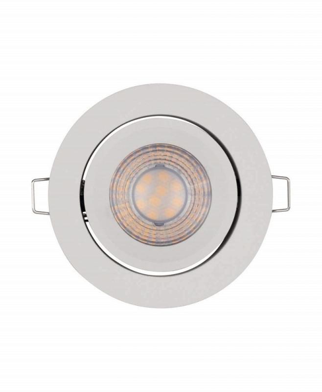 3er-Pack Ledvance LED Einbauleuchten SPOT weiß dimmbar 110° Ausstrahlwinkel 2700k warmeißes Licht